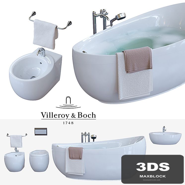 Set of plumbing Villeroy &amp; Boch Aveo