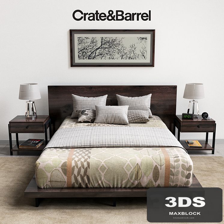 Crate &amp; Barrel bedroom