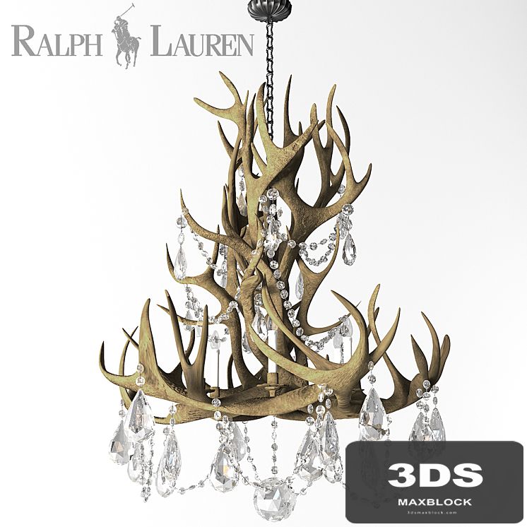Visual Comfort Ralph Lauren Straton Single Tier Chandelier