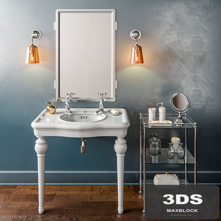 Drummonds - The Single China Windermere Vanity Basin