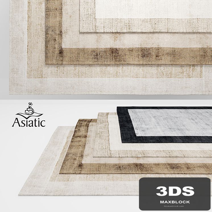 Asiatic Blade Border Rugs