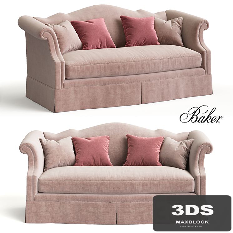 BAKER Camelback Sofa 6513-81