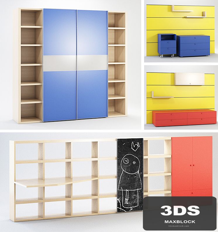 BATTISTELLA set of children's furniture
