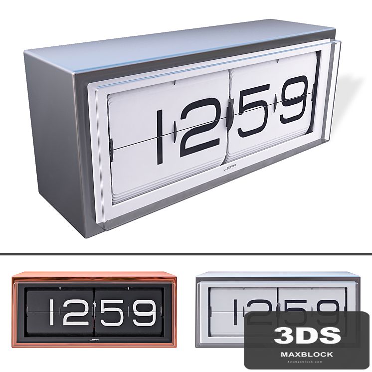 Desktop clock LEFF Brick