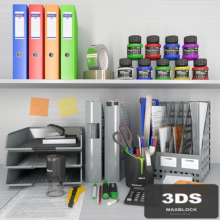 Stationery, office equipment