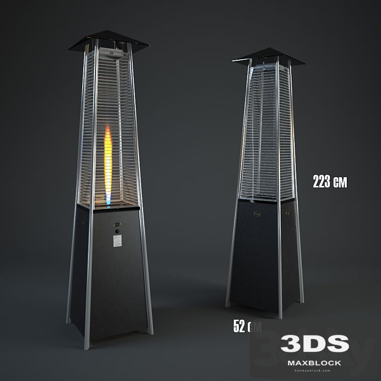 Outdoor gas heater FlameTower