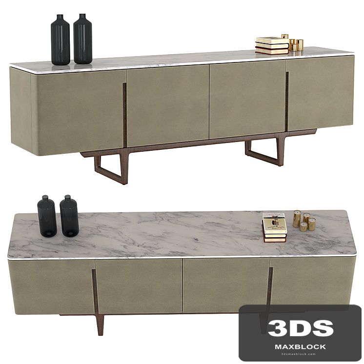 Chest of drawers Poltrona Frau Fidelio
