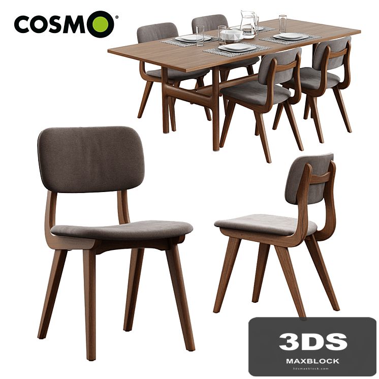 Cosmo / Trestle Table + Civil Chair