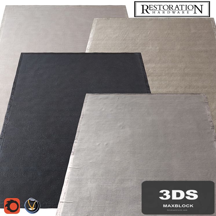 Carpet Restoration Hardware (Nera) 2440х3050 (4 colors)