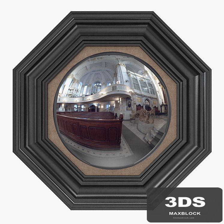 Jonathan Sainsbury - Octagonal convex mirror