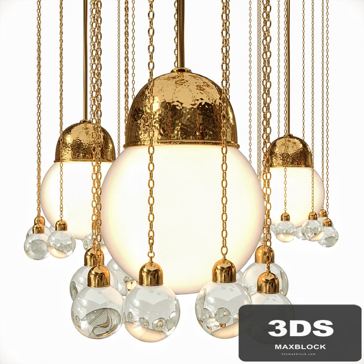 Woka Josef Hoffmann &amp; Wiener Werkstaette 1905 Lamp