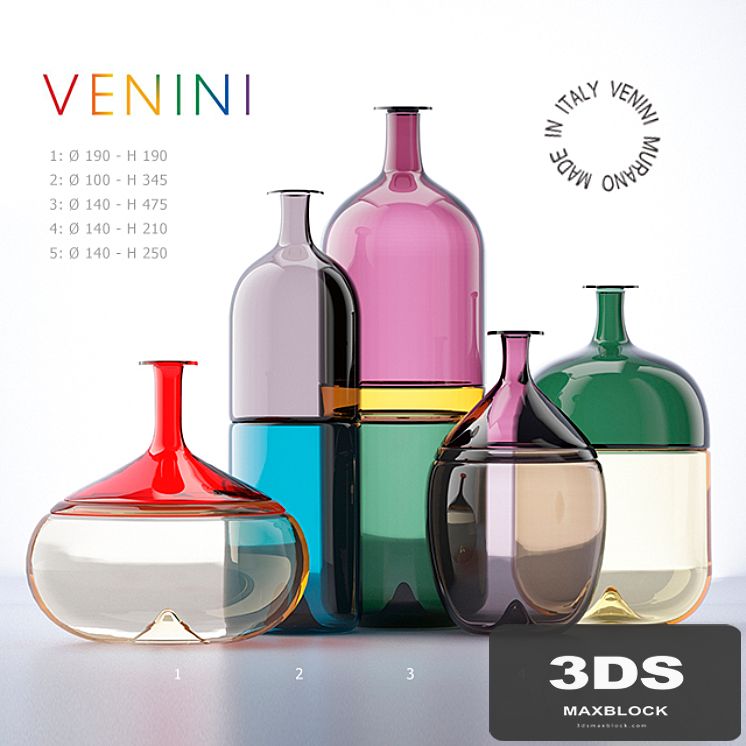 Bolle_bottles_Venini