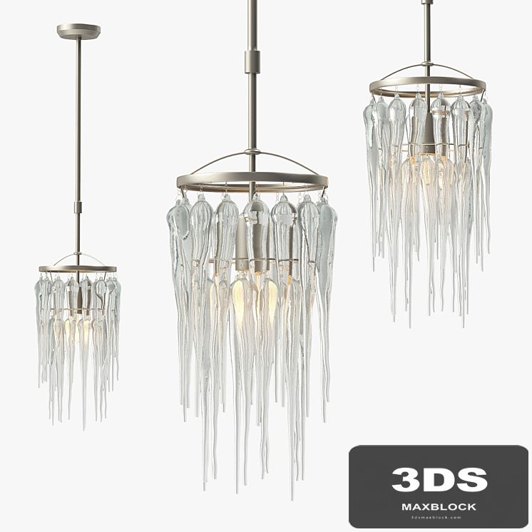 Currey and Company Icecap Pendant