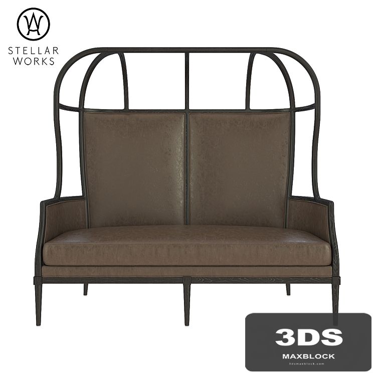 Stellar Works Laval Crown Chair with Opened Roof