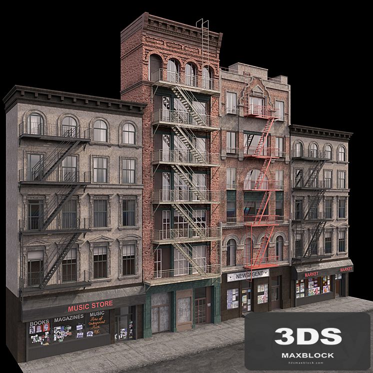 New York Brooklyn buildings fasads