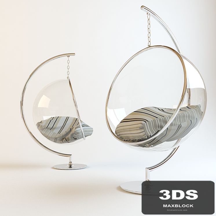 BUBBLE chair on stand