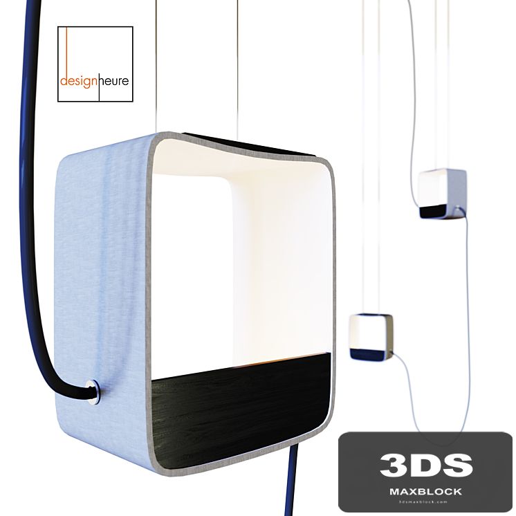 DesignHeure 2 Petit Carré Eau de lumière