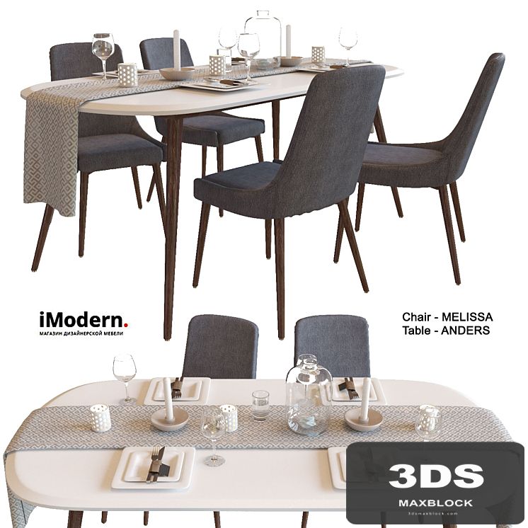 Table and chairs
