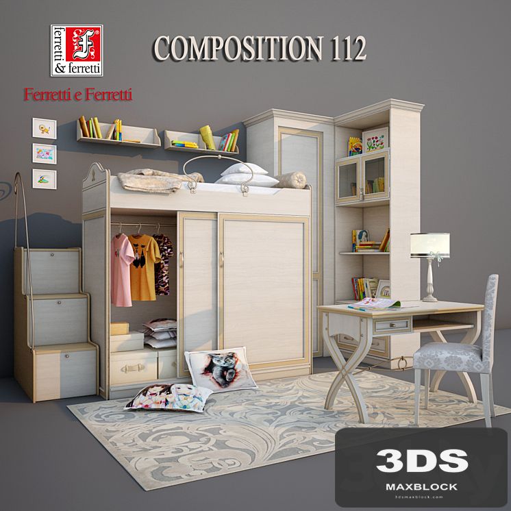 Children's Ferretti e Ferretti, Composition112, Italy