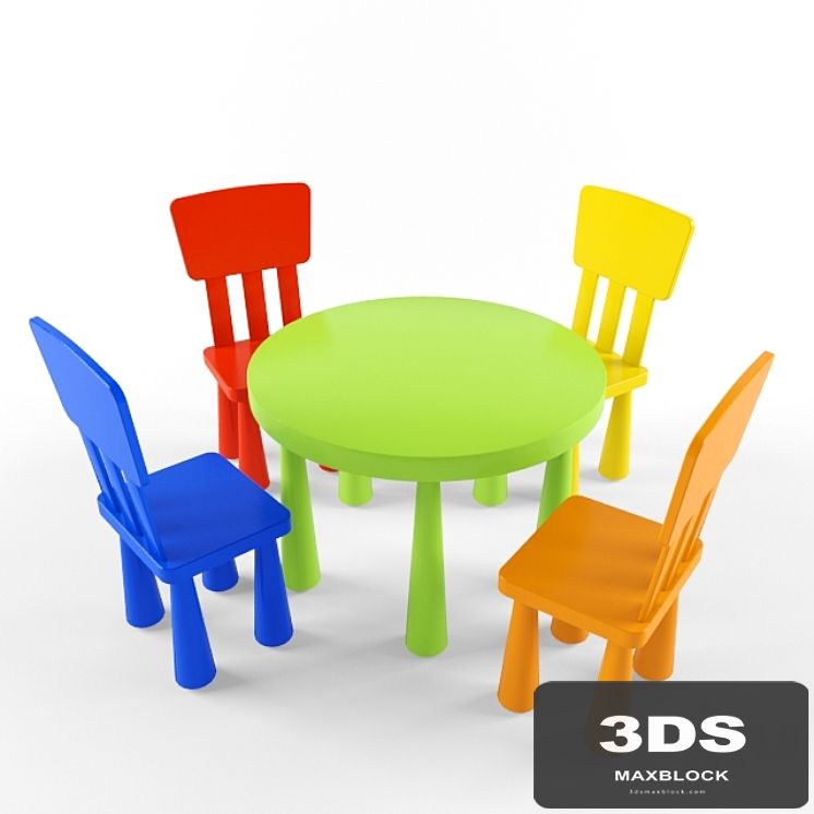 Highchairs and table IKEA