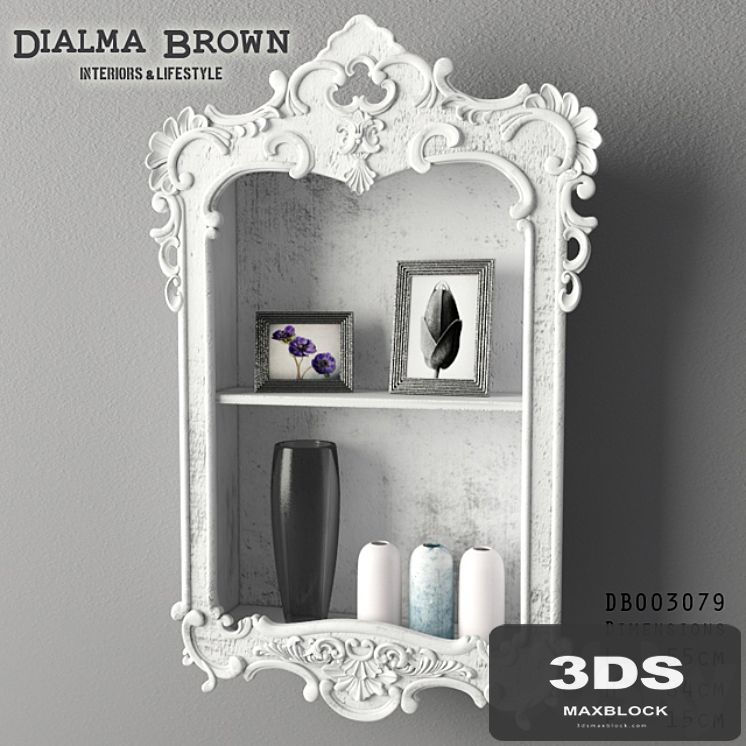 Dialma Brown shelf