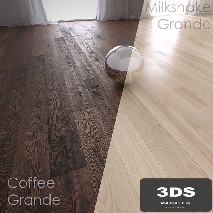 4 types of parquet, barlinek, collection Pure line part 2 (MultiTexture + FloorGenerator)