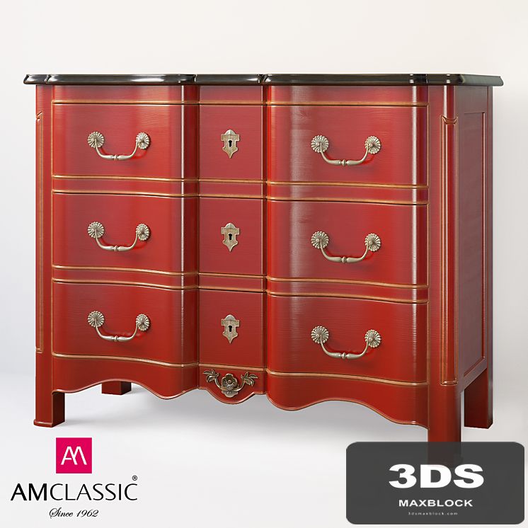 Chest of drawers AM Classic Luis XIV AC3048Z
