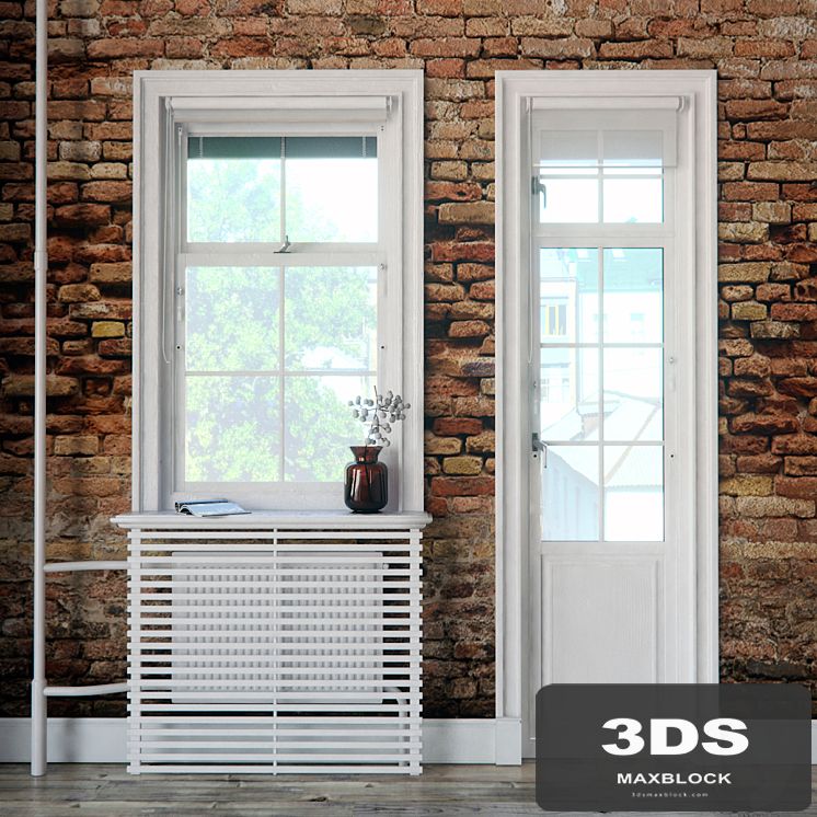 Windows in Scandinavian style