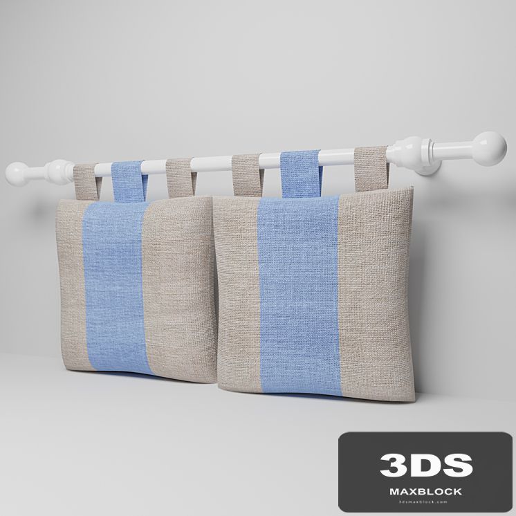 Cushion with hinges and cornice