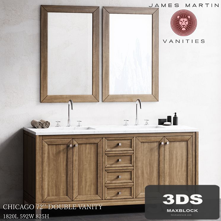 Chicago 72 double vanity