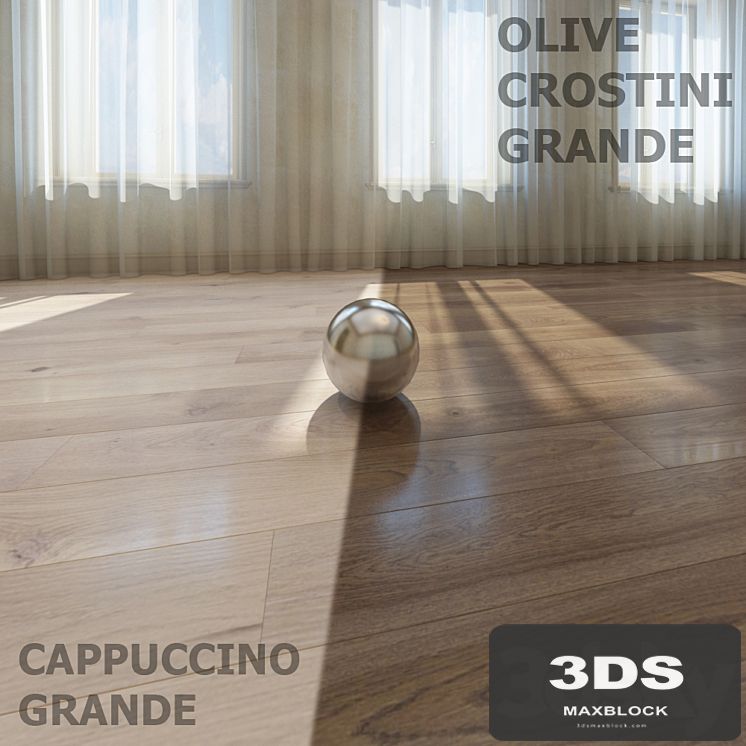Barlinek OAK CAPPUCCINO GRANDE_OLIVE CROSTINI GRANDE