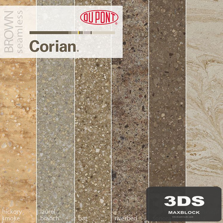 Dupont Corian Kitchen Countertops Brown 1