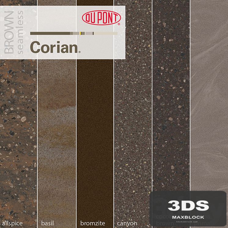 Dupont Corian Kitchen Countertops Brown 2