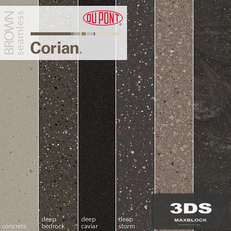 Dupont Corian Kitchen Countertops Brown 3