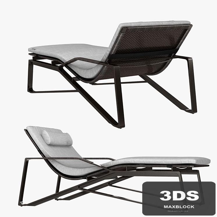 Holly hunt moray chaise