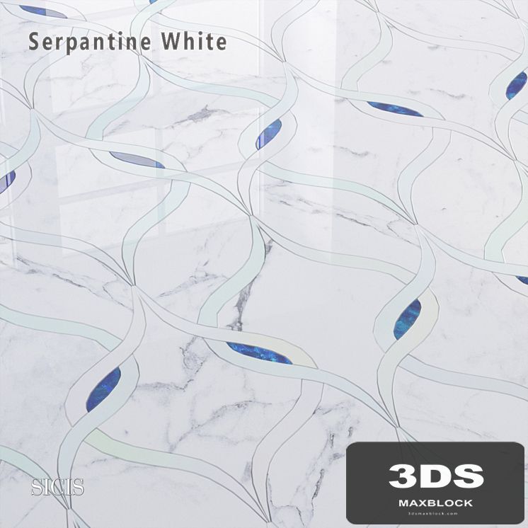 Sicis SiciStone Serpantine white