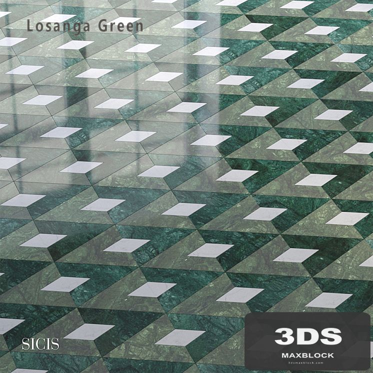Sicis SiciStone Losanga Green
