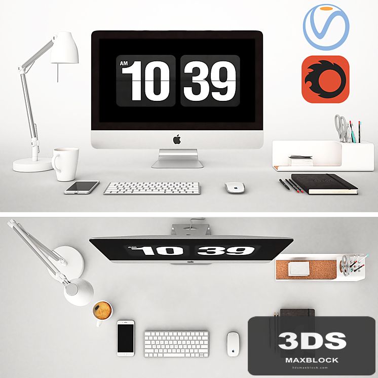 Workplace with IMac