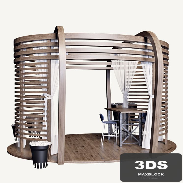 DDF OVIS Wooden gazebo