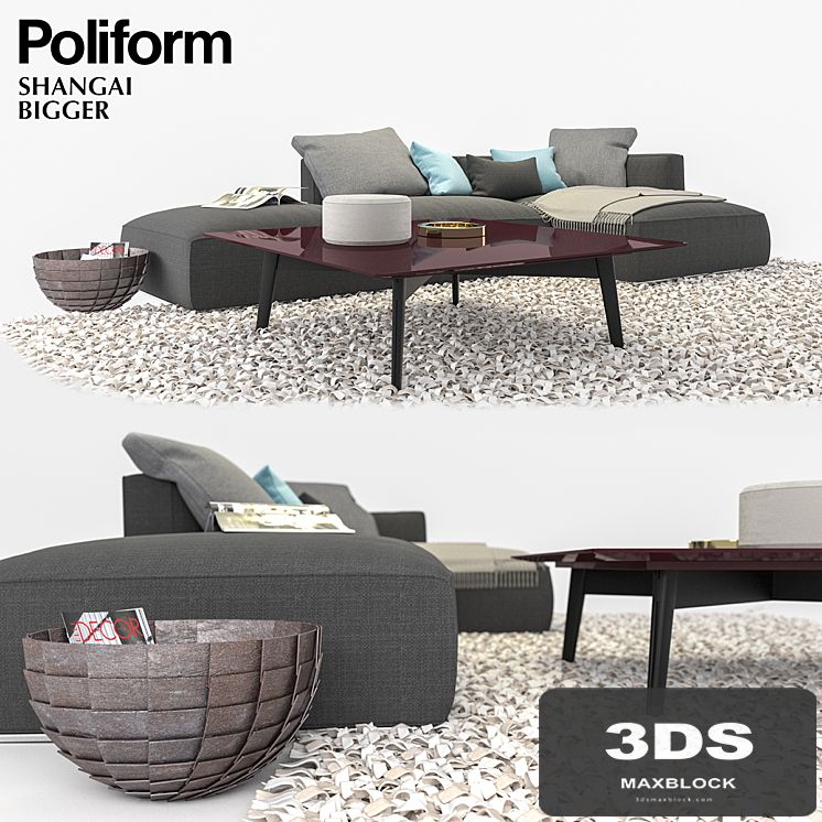 Poliform Shangai sofa set