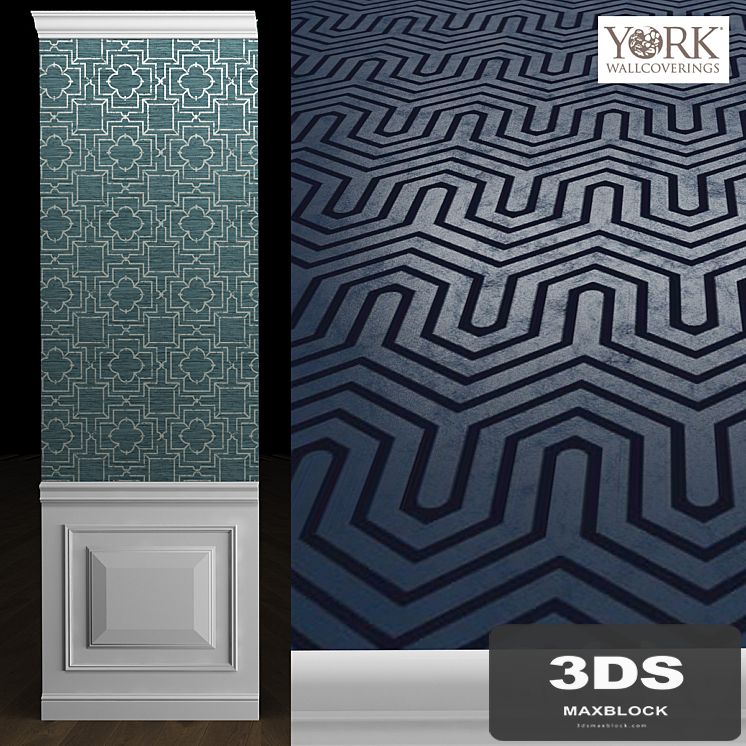 York Ashford Geometrics Wallpaper