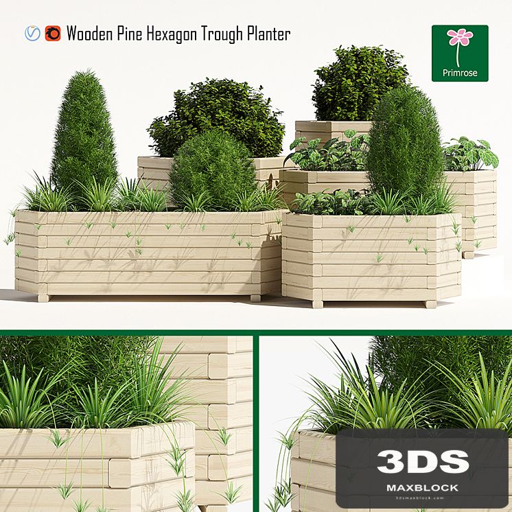 Trough planter