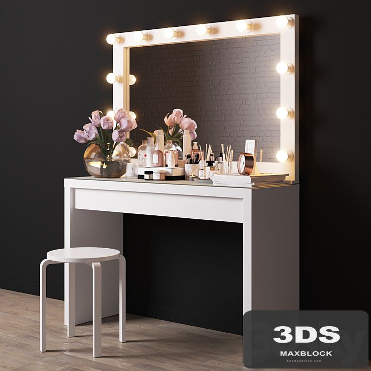 Decorative set for dressing table