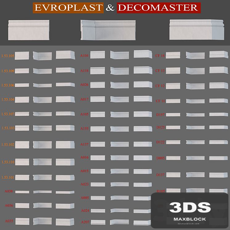 Baseboard Evroplast and Decomaster