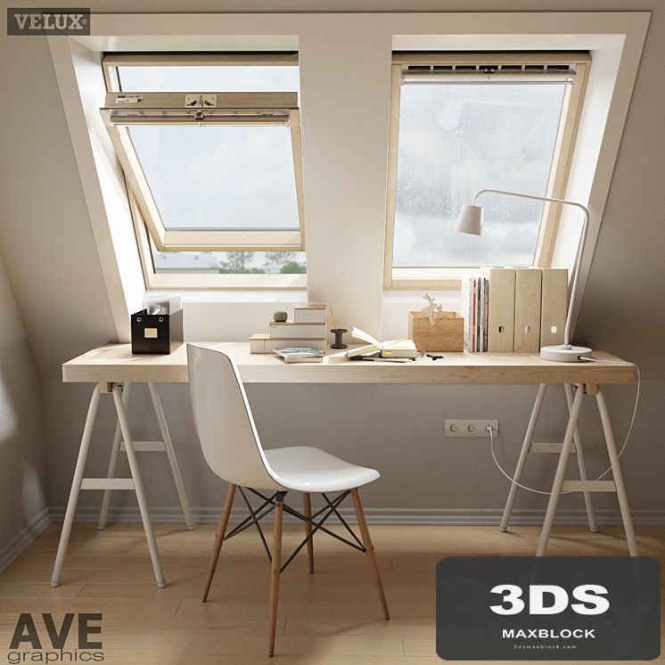 AVE mansard VELUX windows set