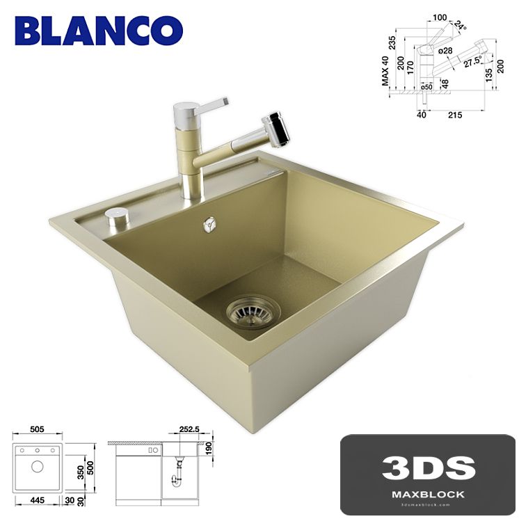 BLANCO DALAGO 5-F and mixer BLANCO TIVO-S