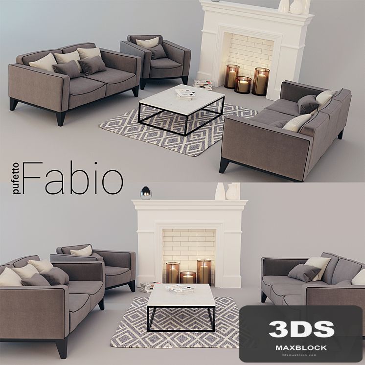 Set of sofas Fabio