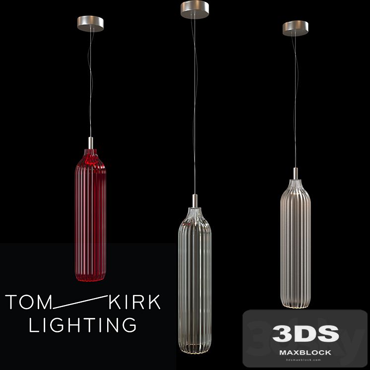 Flute Pendant by Tom Kirk Lighting