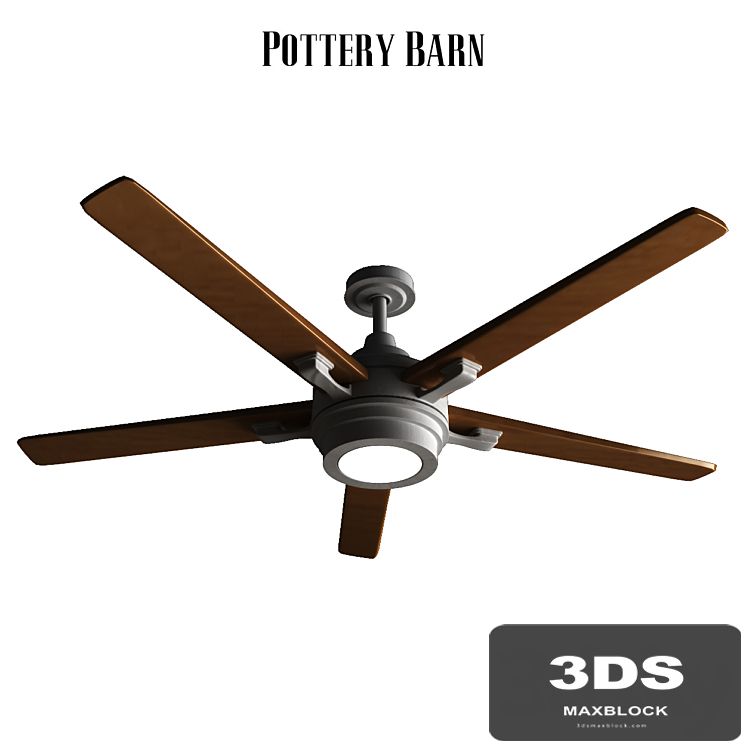 Pottery barn Benito Ceiling Fan Bronze