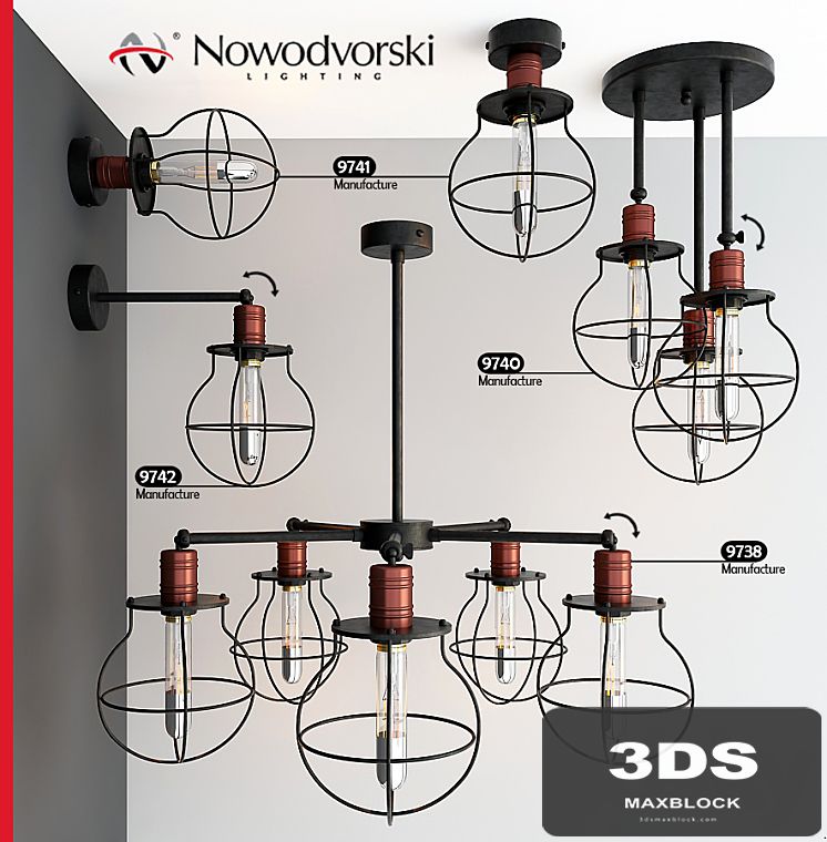 Pendant lights Nowodvorski Manufacture